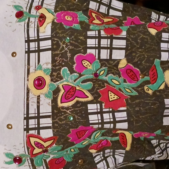 KWBL Los Angeles Vintage '91 Embellished Glittery T- Shirt One Size NWOT - Picture 2 of 6